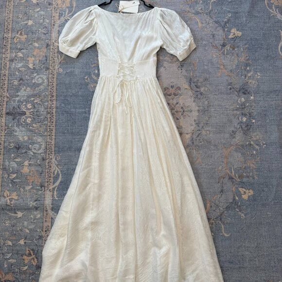 Gaala Paris Lacey White Maxi Dress XXS - Picture 8 of 9